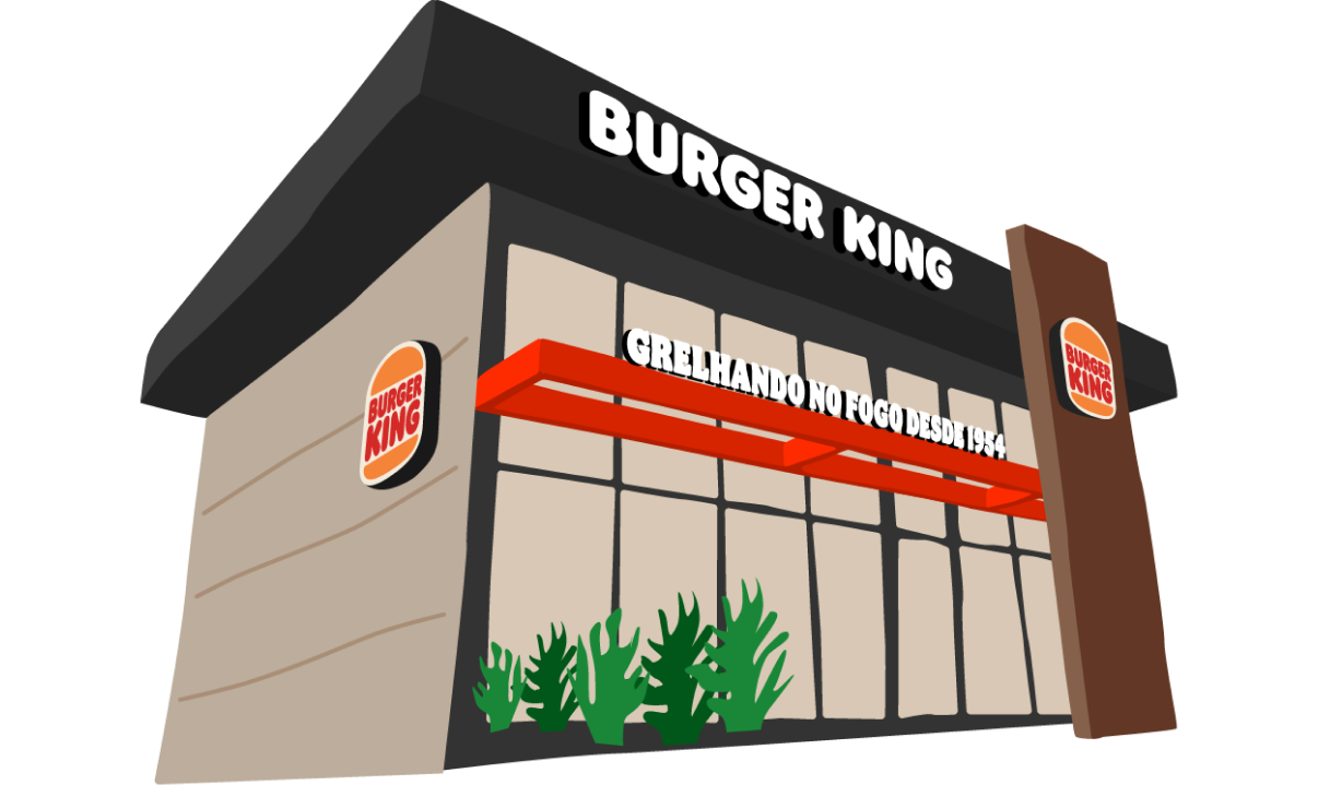 Banner Franquia Burger King Brasil